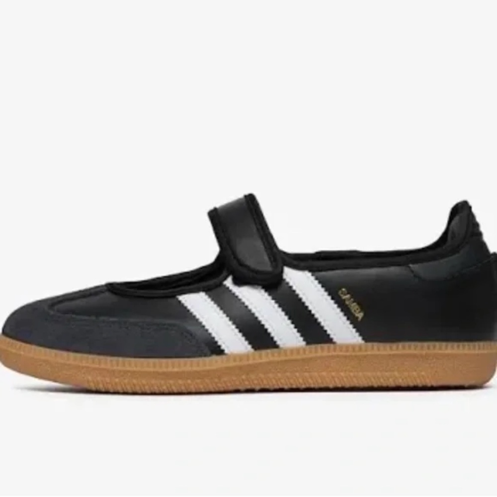 Adidas Samba Jane Black and white Size 9